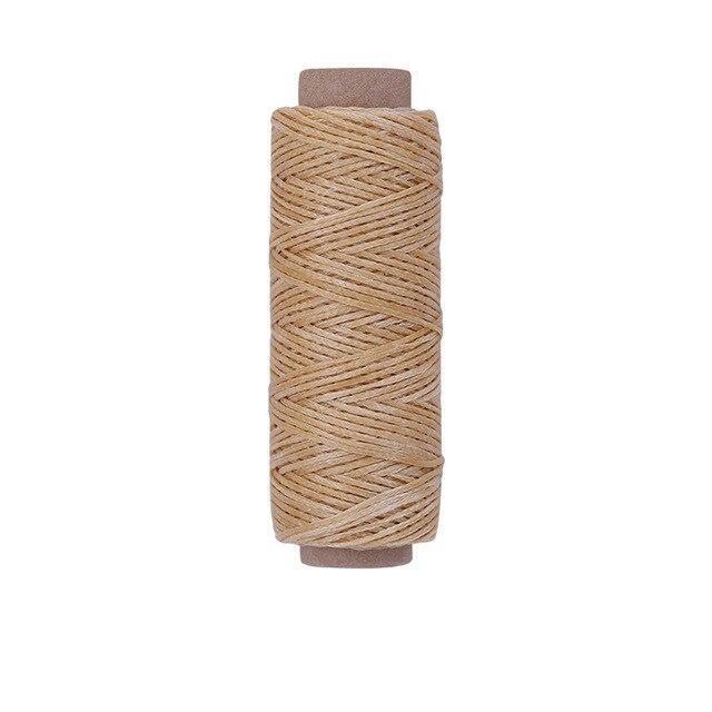 Leather Waxed Thread Cord 150D 50M Polyester Stitching