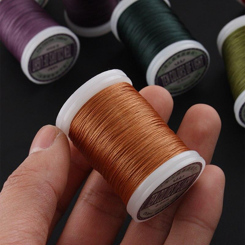 Round Waxed Thread Polyester Cord Coated Strings