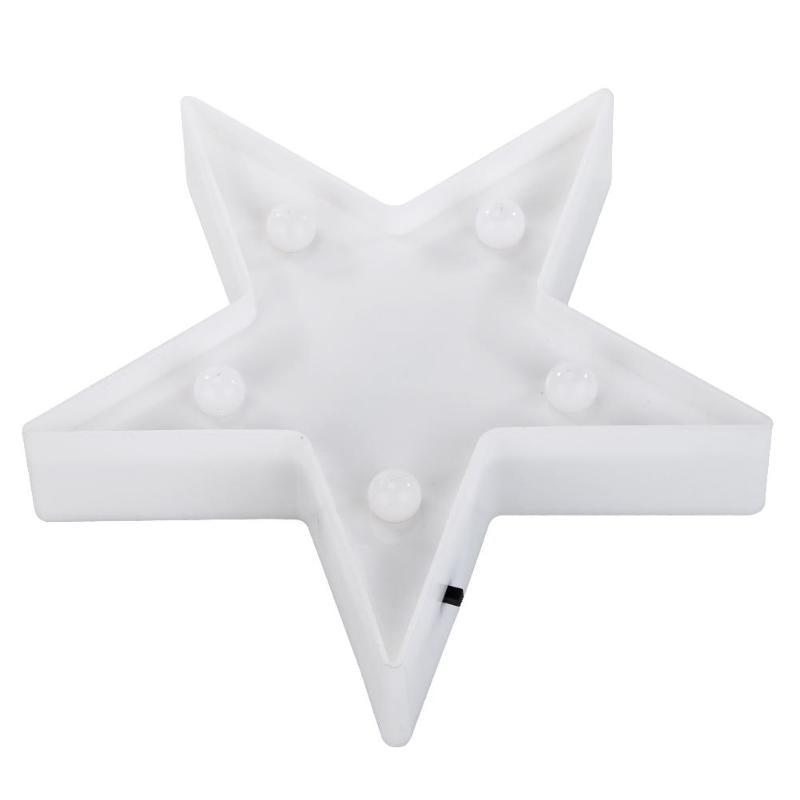 Star Shaped LED Night Light Table Lamp