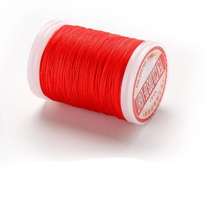 Round Waxed Thread Polyester Cord Coated Strings