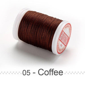 Round Waxed Thread Polyester Cord Coated Strings