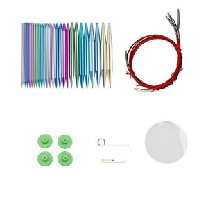 Circular Knitting Needles Set 26pcs Interchangeable Crochet