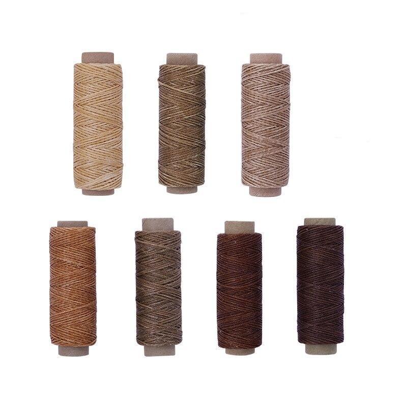 Leather Waxed Thread Cord 150D 50M Polyester Stitching