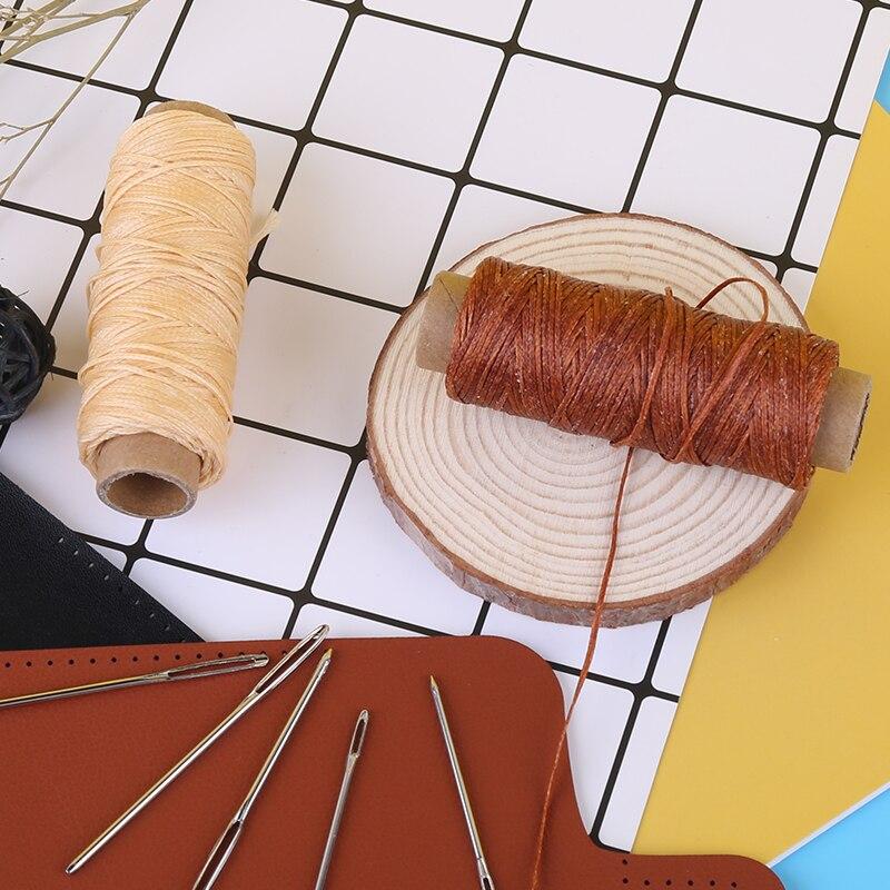 Leather Waxed Thread Cord 150D 50M Polyester Stitching