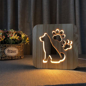Dog Design LED Lamp Night Light